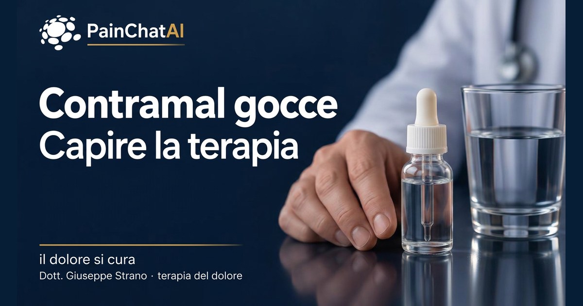 Contramal gocce: su quale dolore funziona davvero