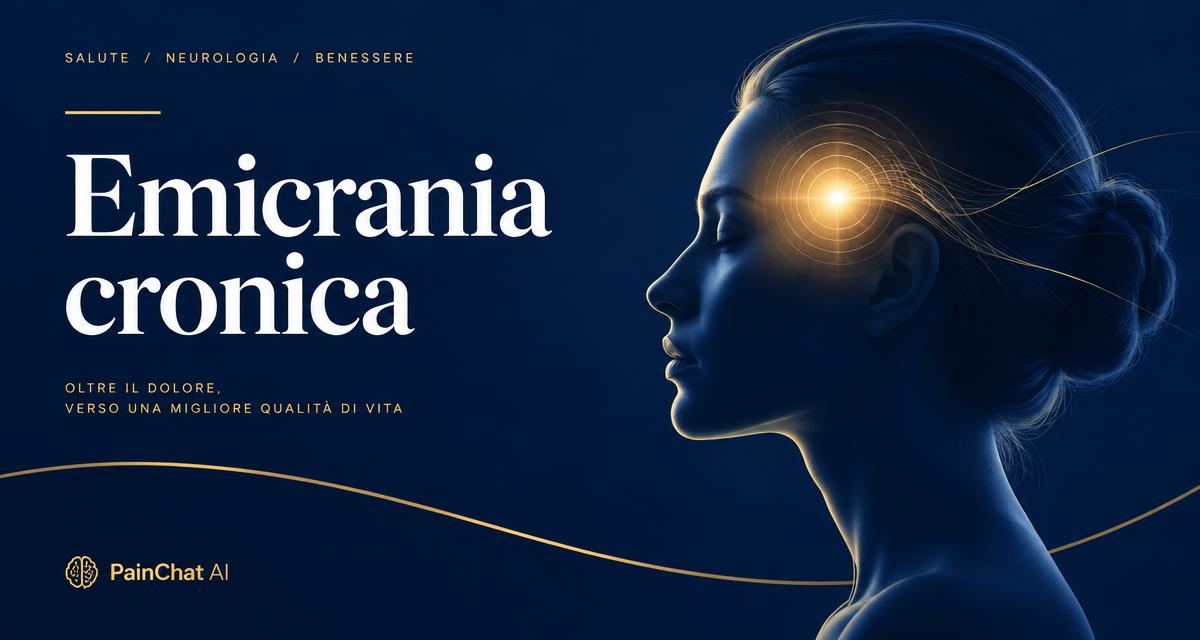 Emicrania cronica: quando il mal di testa c'è quasi ogni giorno — PainChat AI · Dott. Giuseppe Strano, terapia del dolore Emicrania cronica: quando il mal di testa c'è quasi ogni giorno — PainChat AI · Dott. Giuseppe Strano, terapia del dolore
