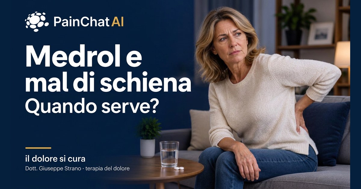 Medrol 16 mg per il mal di schiena: quando ha senso il cortisone